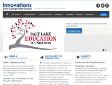 Tablet Screenshot of innovationshigh.org